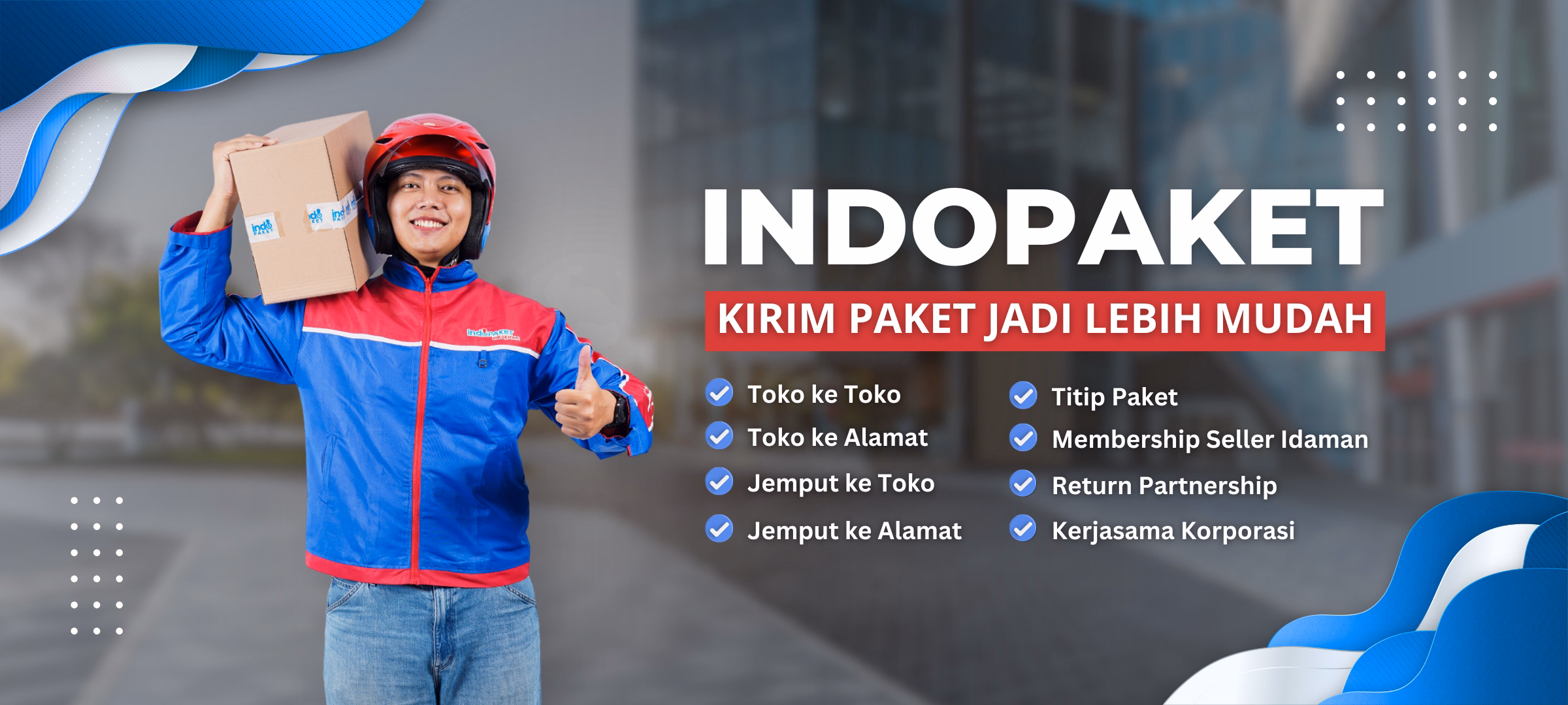 Apapun kebutuhan pengiriman paket Sobat? Indopaket jawabannya!